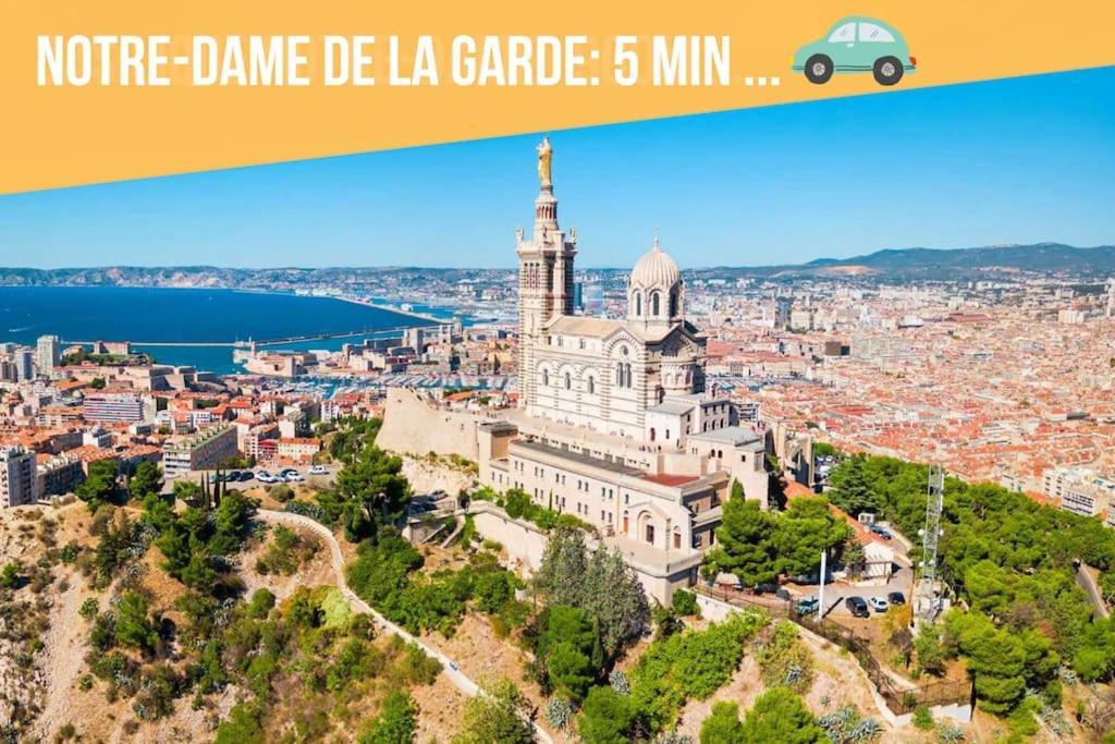 מרסיי Divine Idylle Central Vieux-Port Terrasse Clim מראה חיצוני תמונה